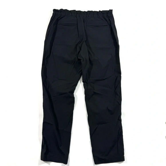 Athleta Trekkie Paperbag Pants Black Tall - Picture 2 of 8